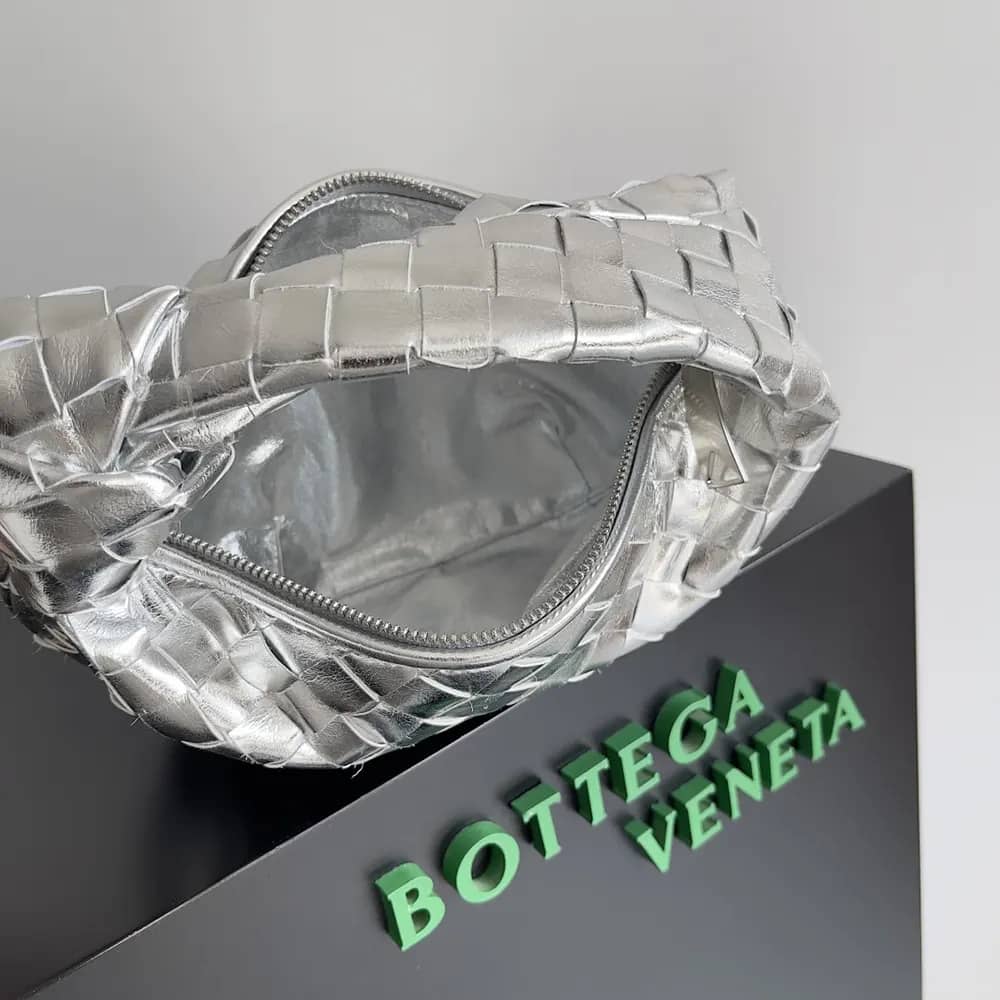 TÚI Bottega Veneta Women Mini Jodie-Bạc