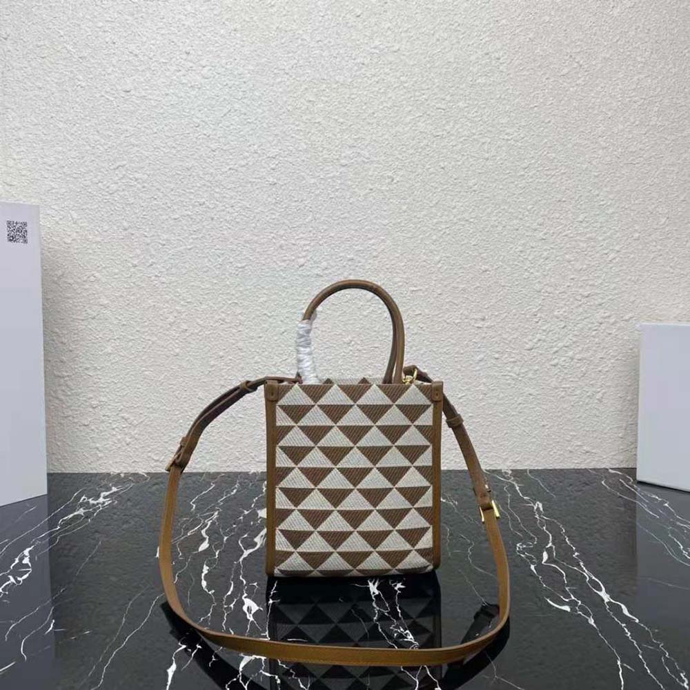 TÚI Prada Wome Small Prada Symbole Jacquard Fabric Micro Bag