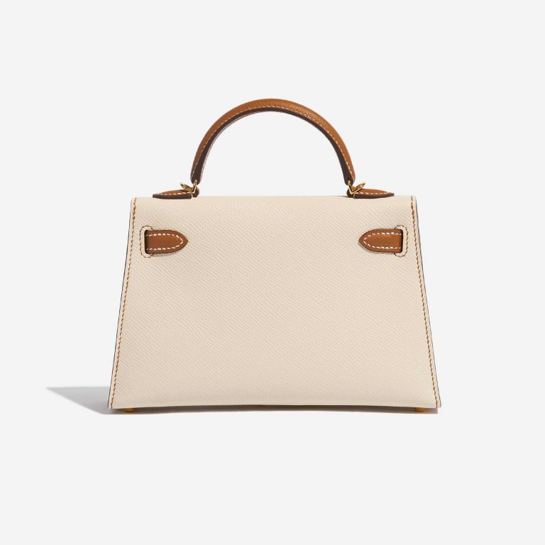 TÚI Hermès Kelly Mini Epsom Craie Gold Gold Buckle khóa vàng