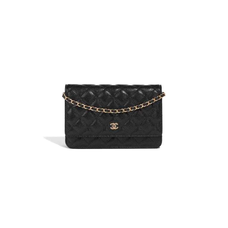 TÚI Chanel Wallet On Chain Caviar Black WOC