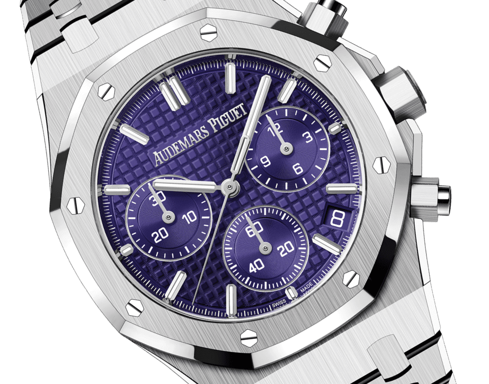 Đồng hồ Ademars Piguet Royal Oak Selfwinding Chronograph mặt số màu tím