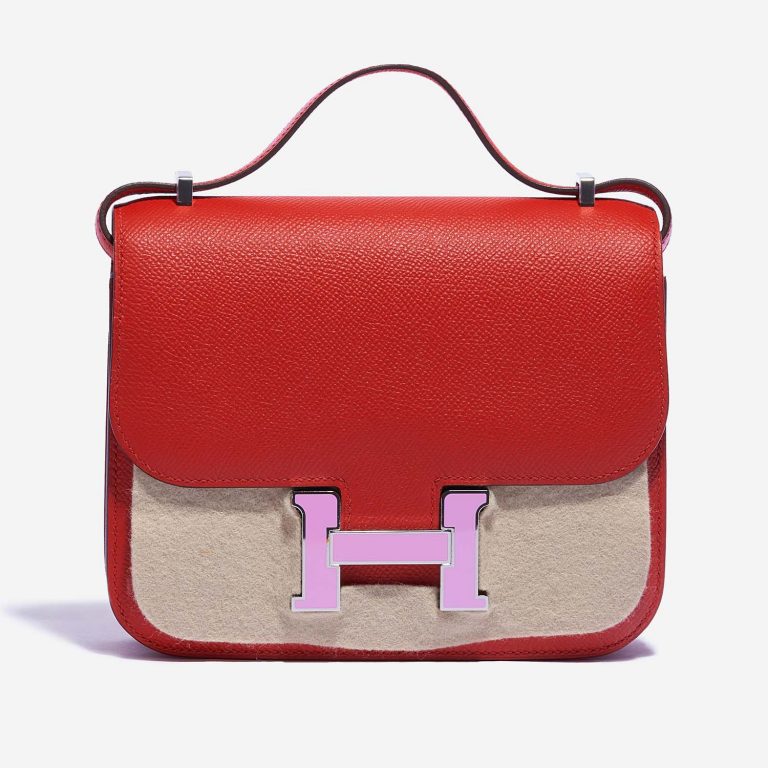TÚI Hermès Constance 18 Epsom Rouge De Coeur Mauve Silvestre