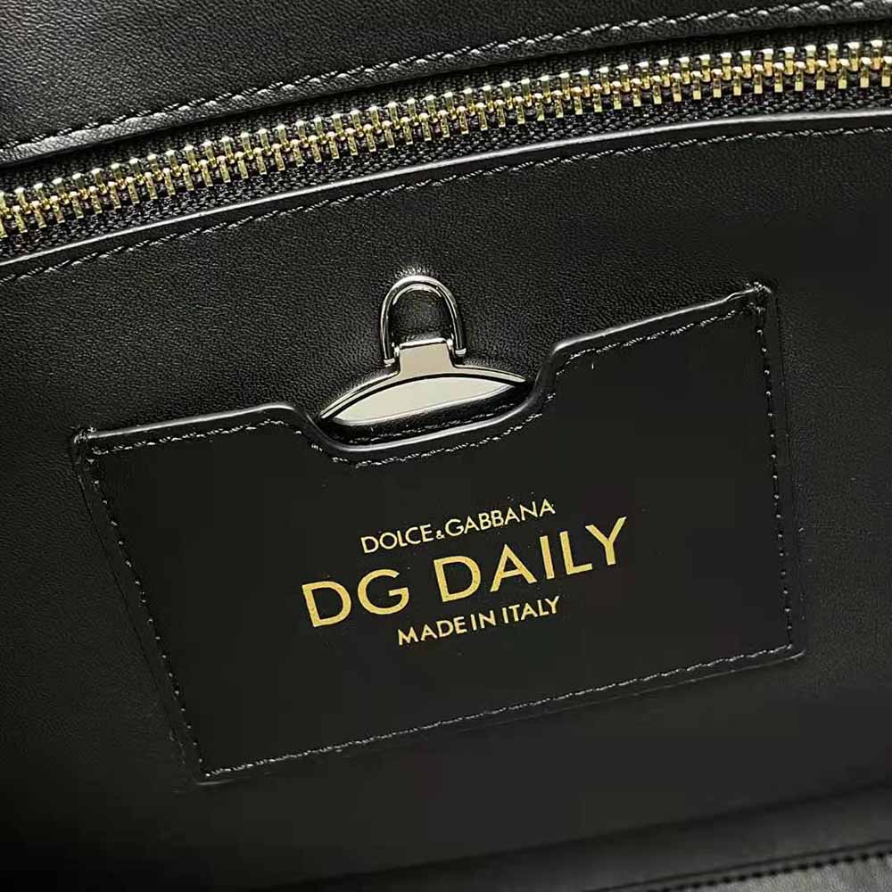 TÚI Dolce Gabbana D&G Women Small Calfskin DG Daily Shopper-Black