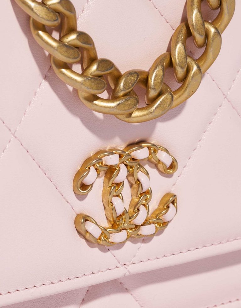 TÚI Chanel 19 WOC Lamb Light Rose da cừu