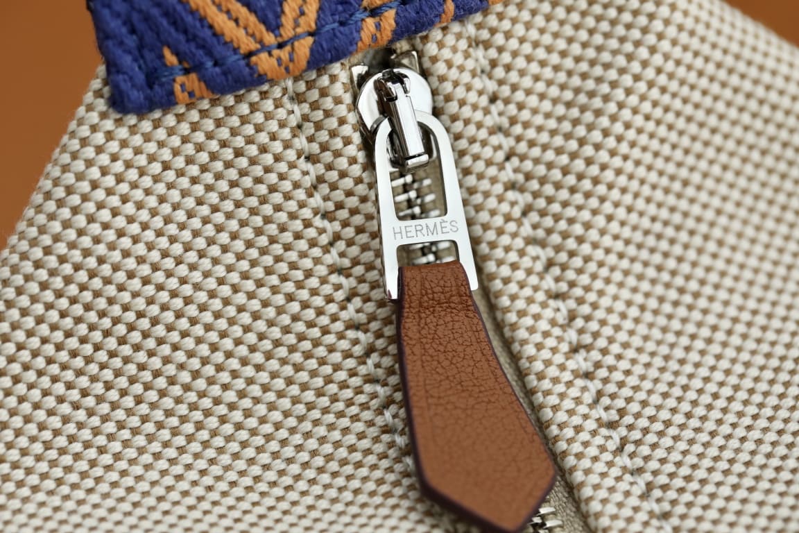 TÚI HERMES TROUSSE DE TOILETTE BRIDE A BRAC PM H MÀU XANH