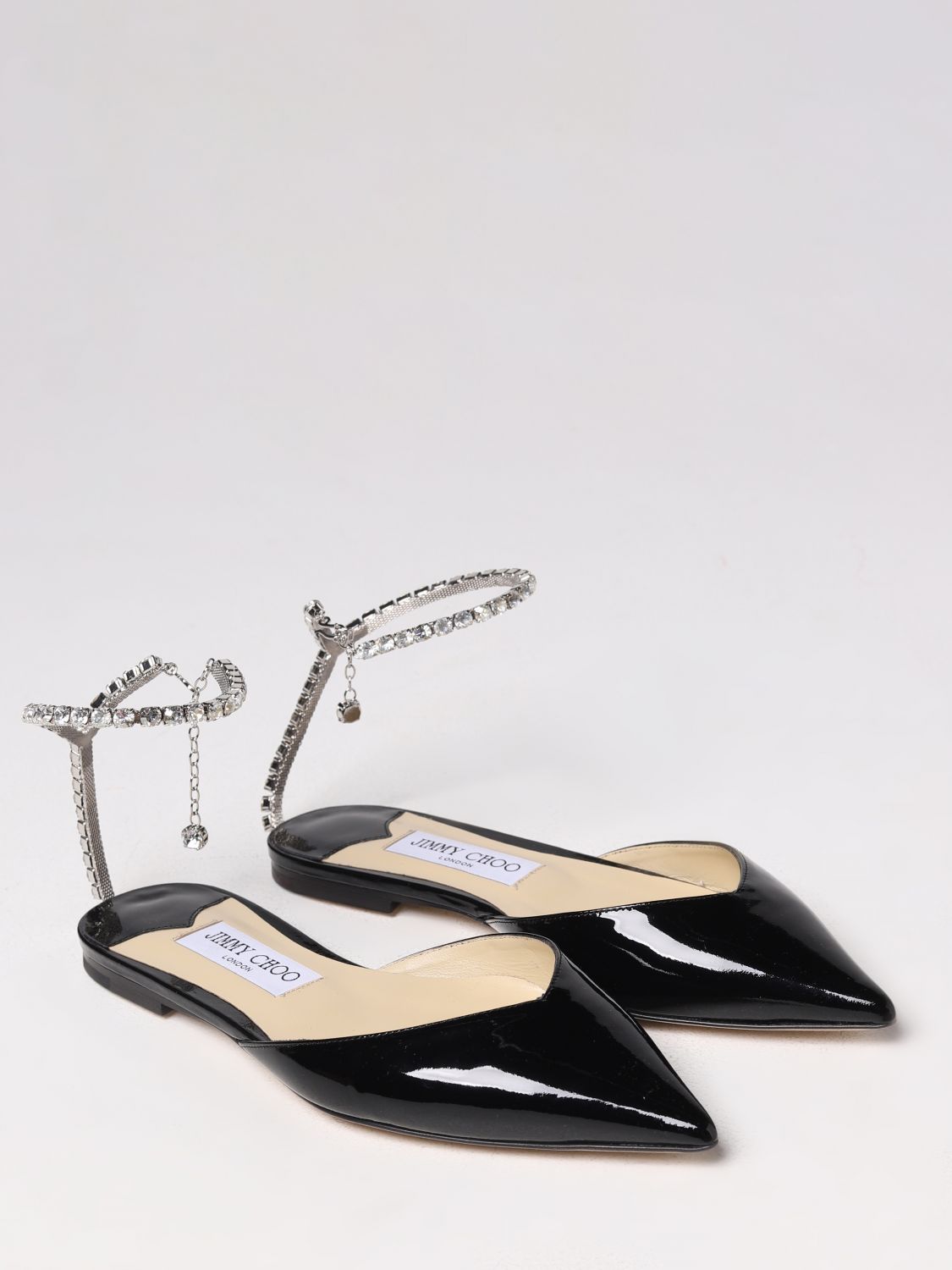 GIÀY JIMMY CHOO Bling Bling ballet flats shoes