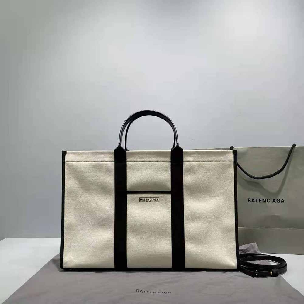 TÚI Balenciaga Hardware Small Tote Bag With Strap-Black