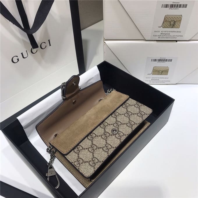 TÚI Gucci Dionysus GG supreme super mini bag Top Quality
