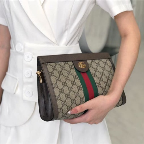 TÚI Gucci Ophidia GG small shoulder bag brown Top Quality