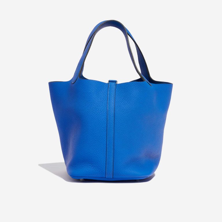 TÚI Hermès Picotin 22 Taurillon Clemence Blue Hydra