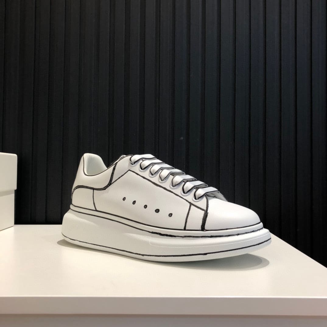 GIÀY ALEXANDER MCQUEEN SNEAKERS SHOES AAA UNISEX NAM VÀ NỮ DA BÊ HẢO HẠNG