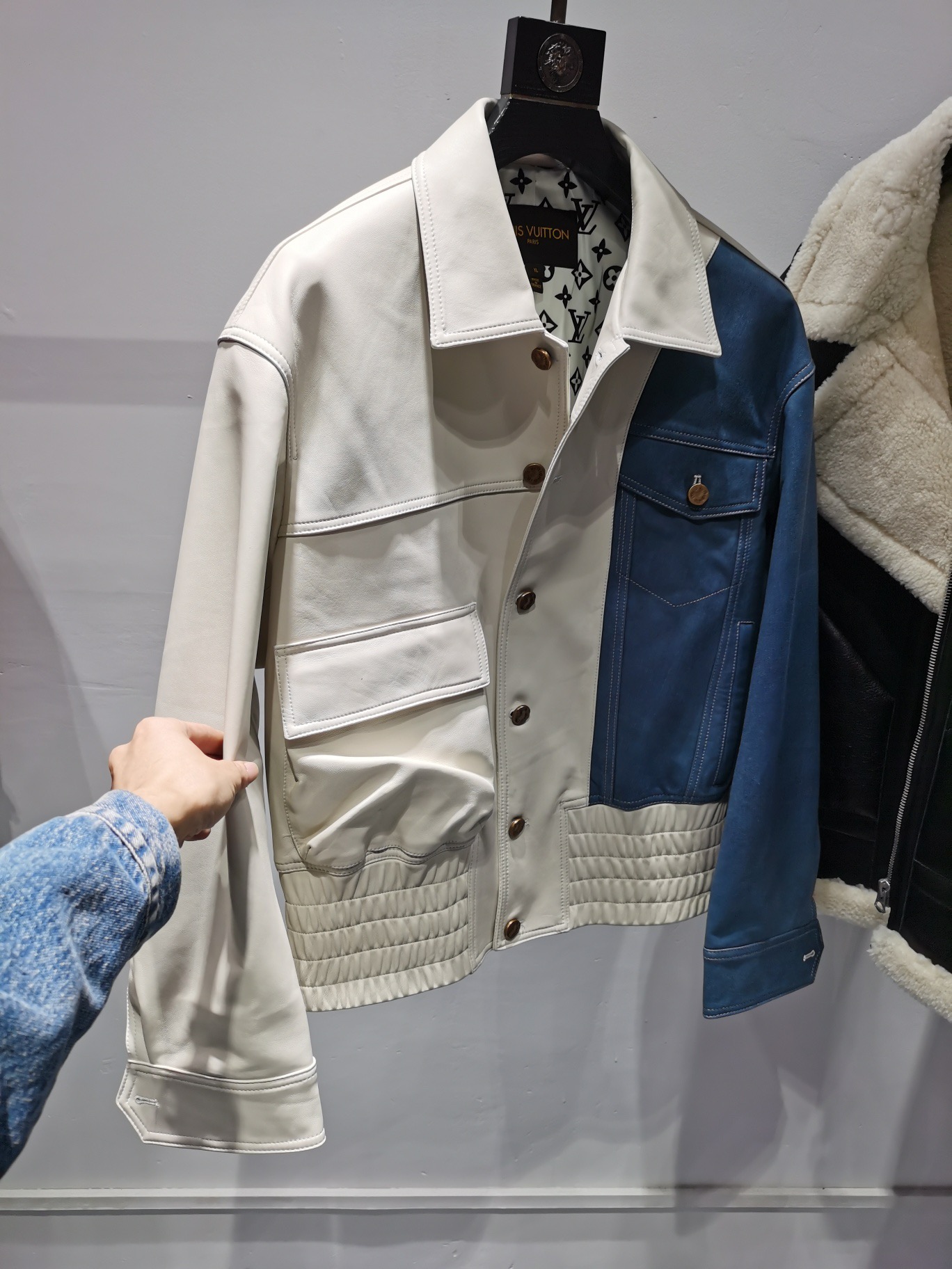 ÁO LOUIS VUITTON LEATHER JACKET