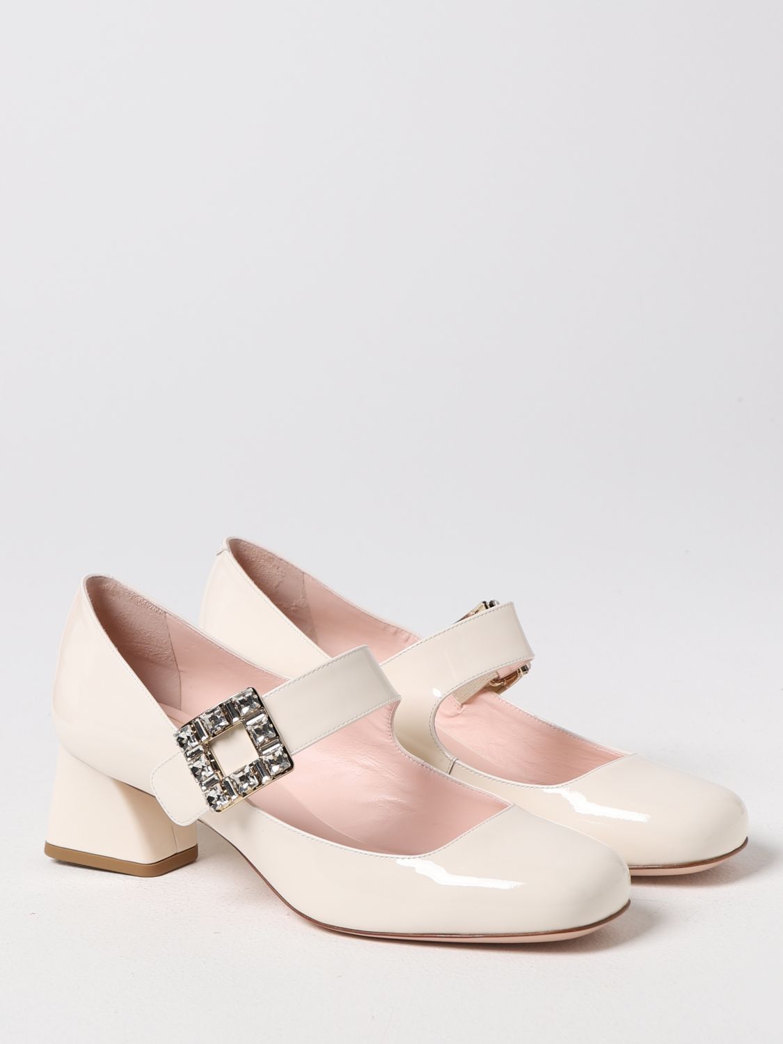 GIÀY ROGER VIVIER Cream high heel shoes shoes