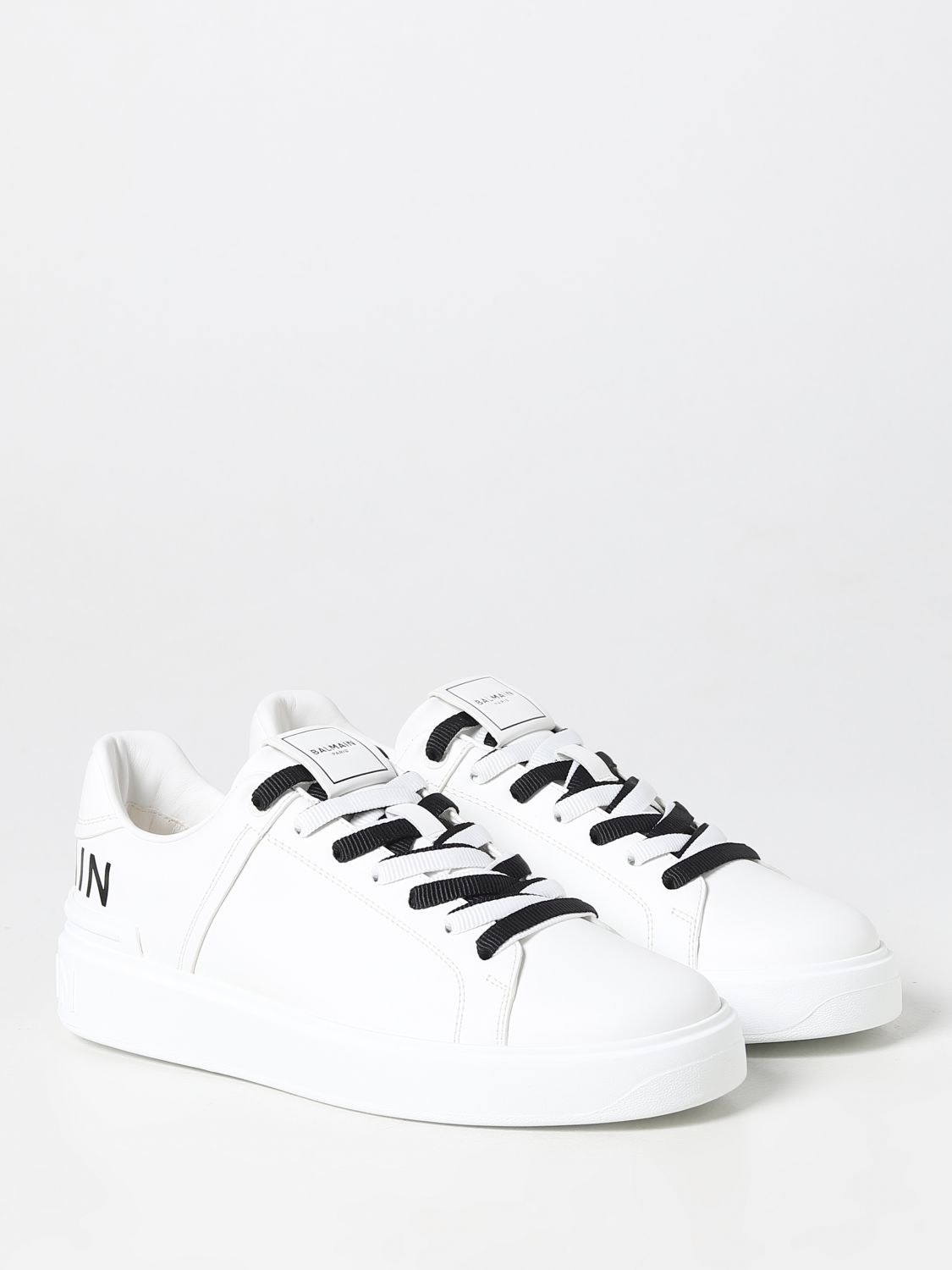 GIÀY BALMAIN B-Court leather sneakers