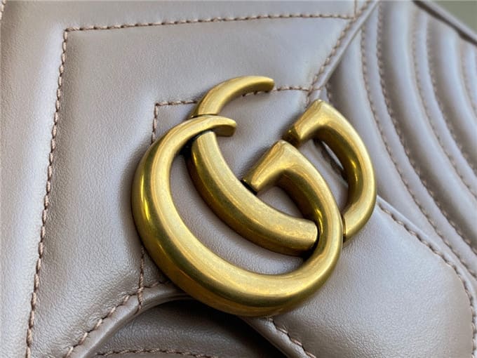 TÚI Gucci Marmont small matelasse shoulder bag beige Top Quality