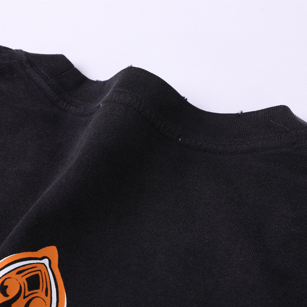 ÁO CHROME HEART print cotton jersey T-shirt