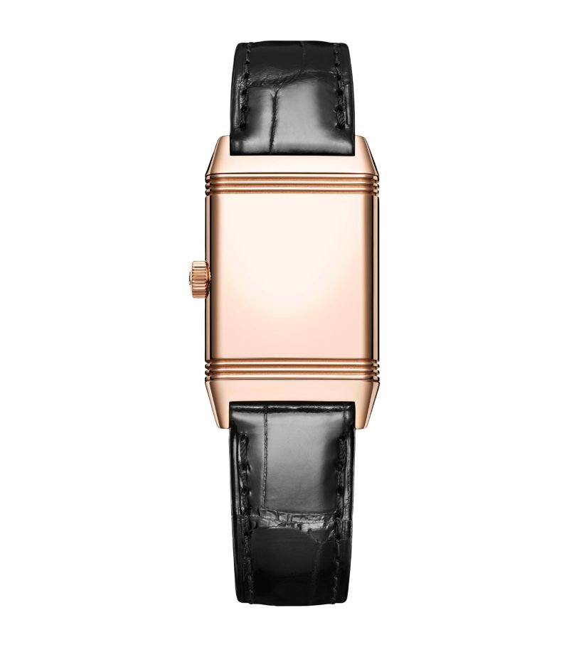 Đồng hồ JAEGER-LECOULTRE  Pink Gold Reverso Classic 21mm mặt số màu trắng