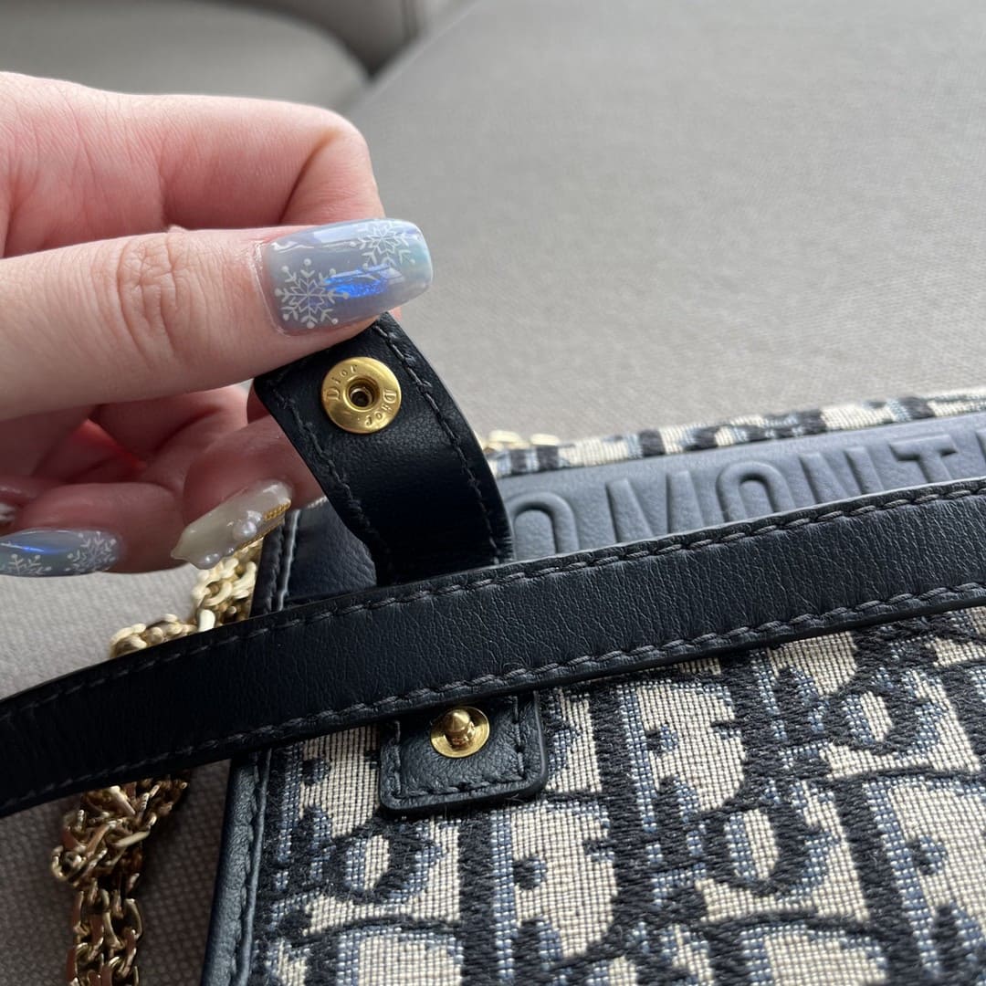 Túi Dior Women Clutch Dior Bag Oblique Calfskin