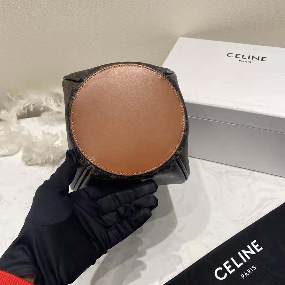 TÚI Celine Women Celine Marlou Bag in Triomphe Canvas