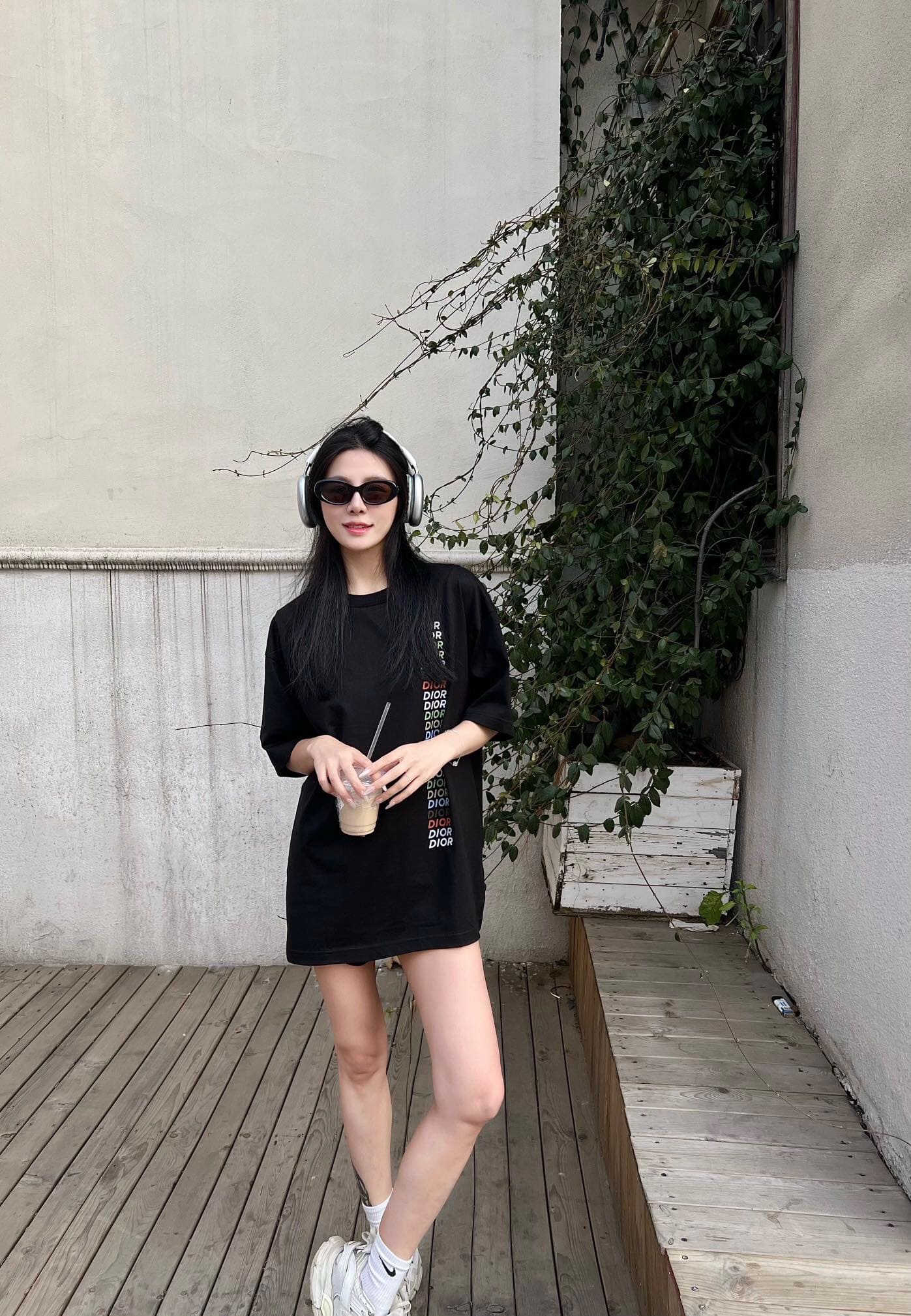 ÁO DIOR T SHIRT MÀU ĐEN UNISEX