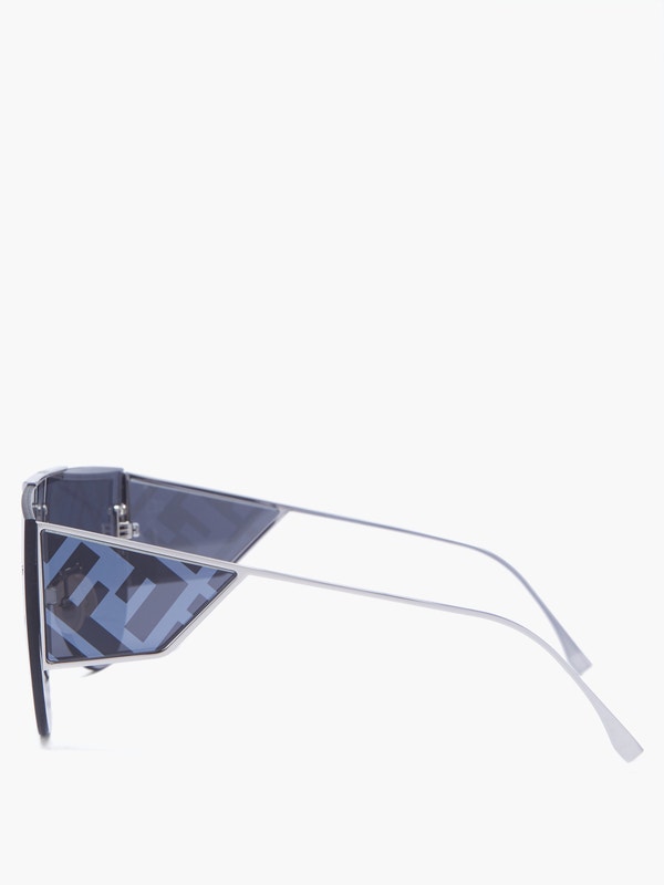 FENDI FF aviator metal sunglasses
