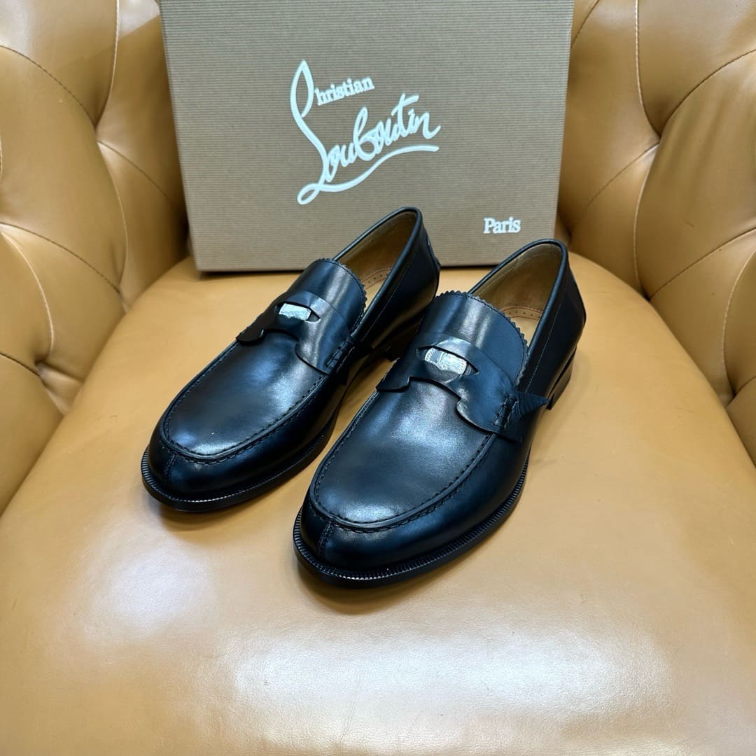 GIÀY CHRISTIAN LOUBOUTIN LOAFER HIGH TOP QUALITY SHOES AAA