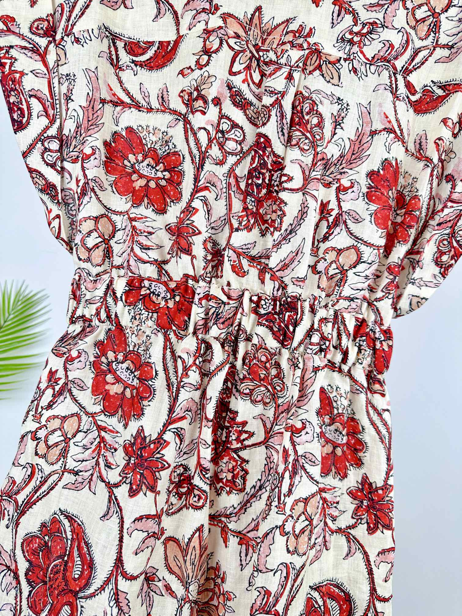 VÁY ZIMMERMANN Red Flower Vintage Dress