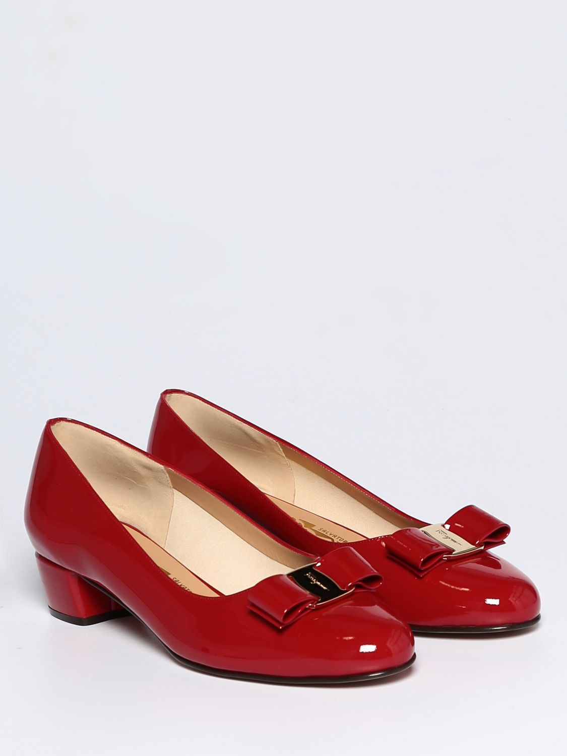 GIÀY SALVATORE FERRAGAMO Red pumps shoes