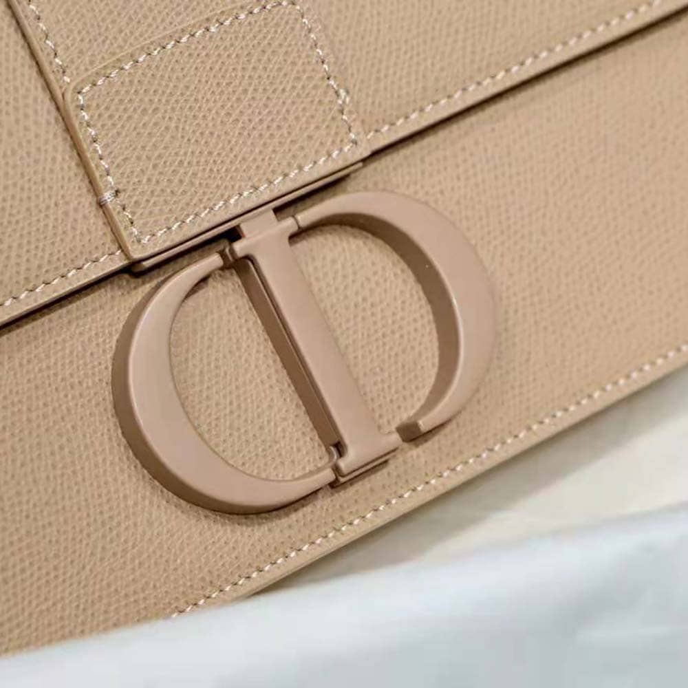 TÚI Dior Women 30 Montaigne Bag Ultramatte Grained Calfskin-Pink Top Quality