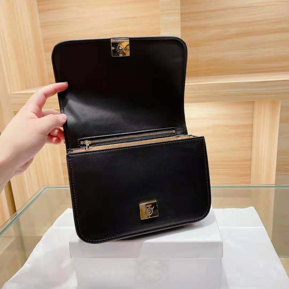 TÚI LOEWE Goya bằng da bê lụa màu đen