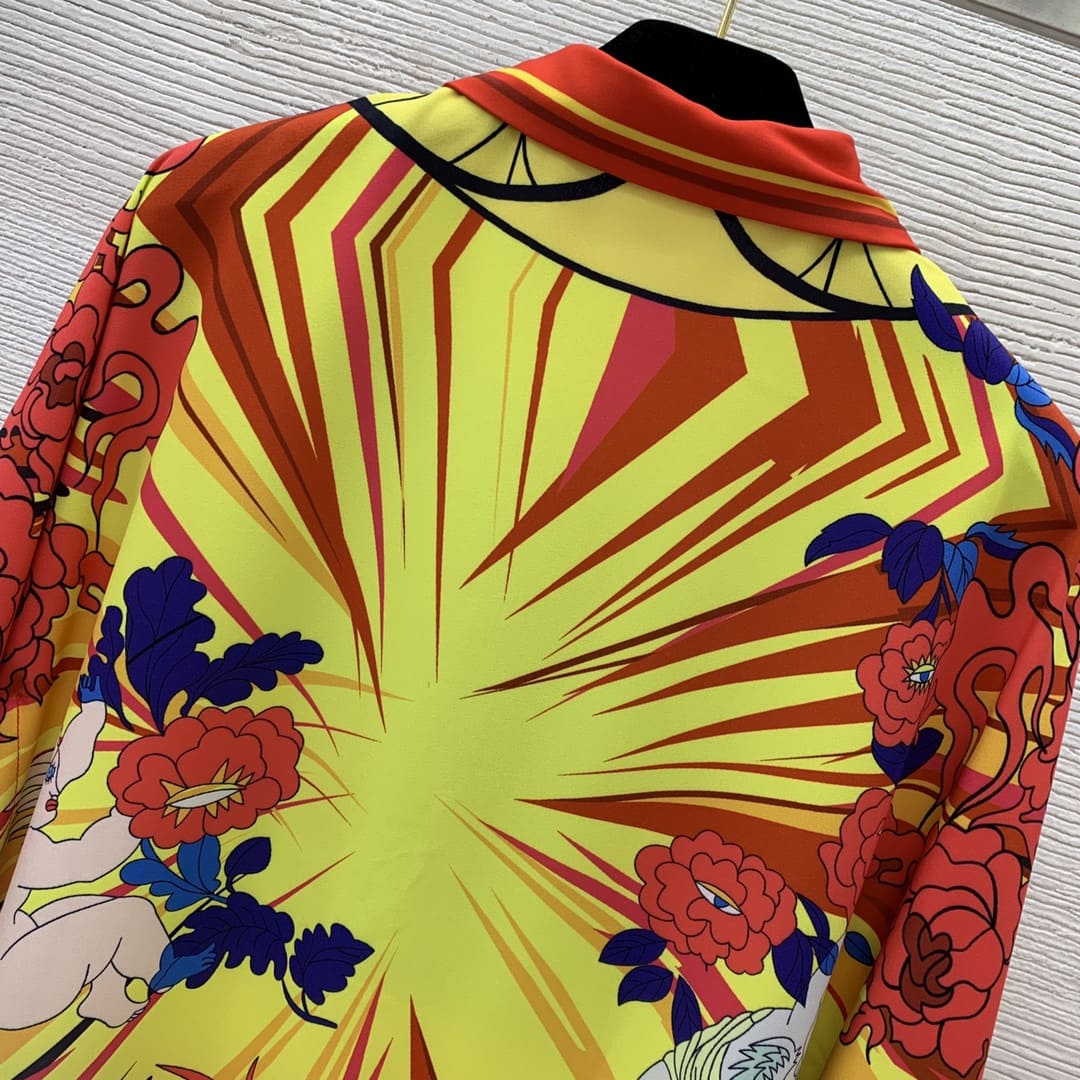 VÁY DOLCE & GABBANA Flower Party Long Dress High Classy