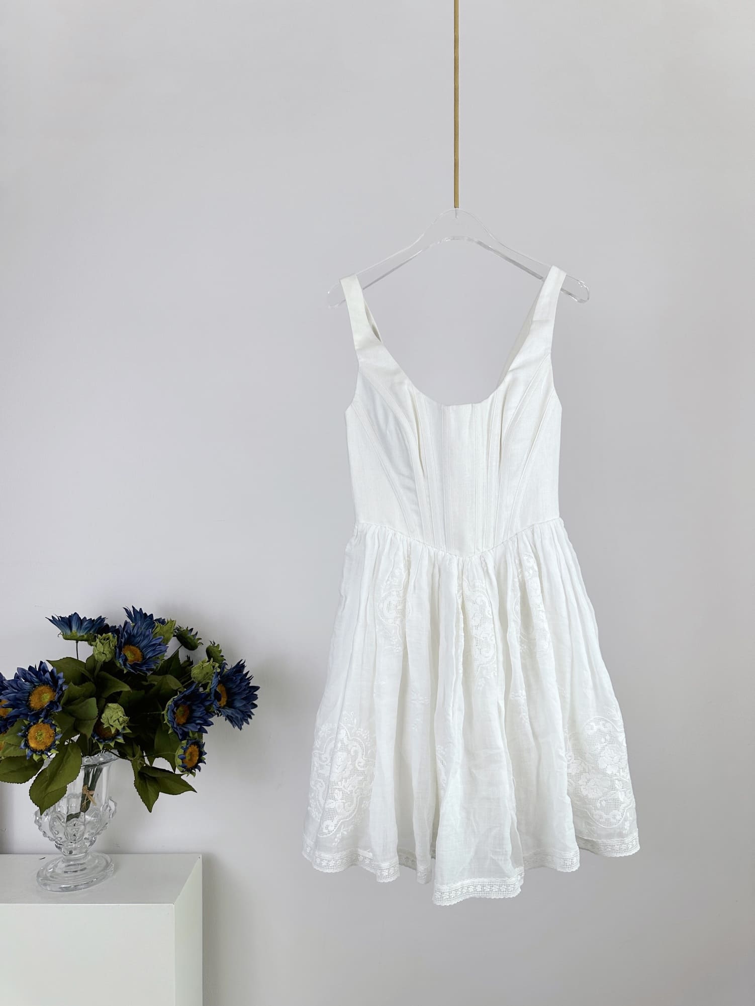 VÁY ZIMMERMANN All White Vintage Dress High Classy