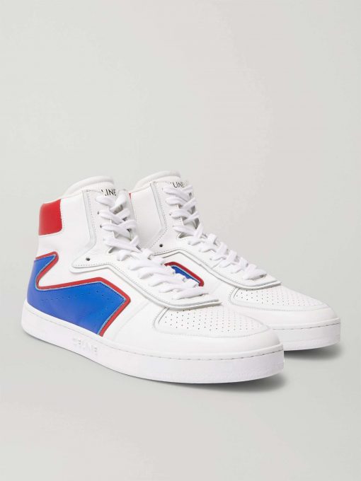 GIÀY CELINE HIGH TOP SNEAKER RED BLUE