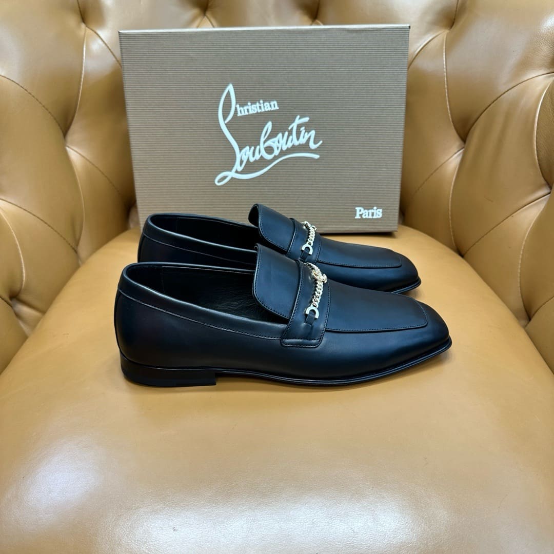 GIÀY CHRISTIAN LOUBOUTIN LOAFER HIGH TOP QUALITY SHOES AAA