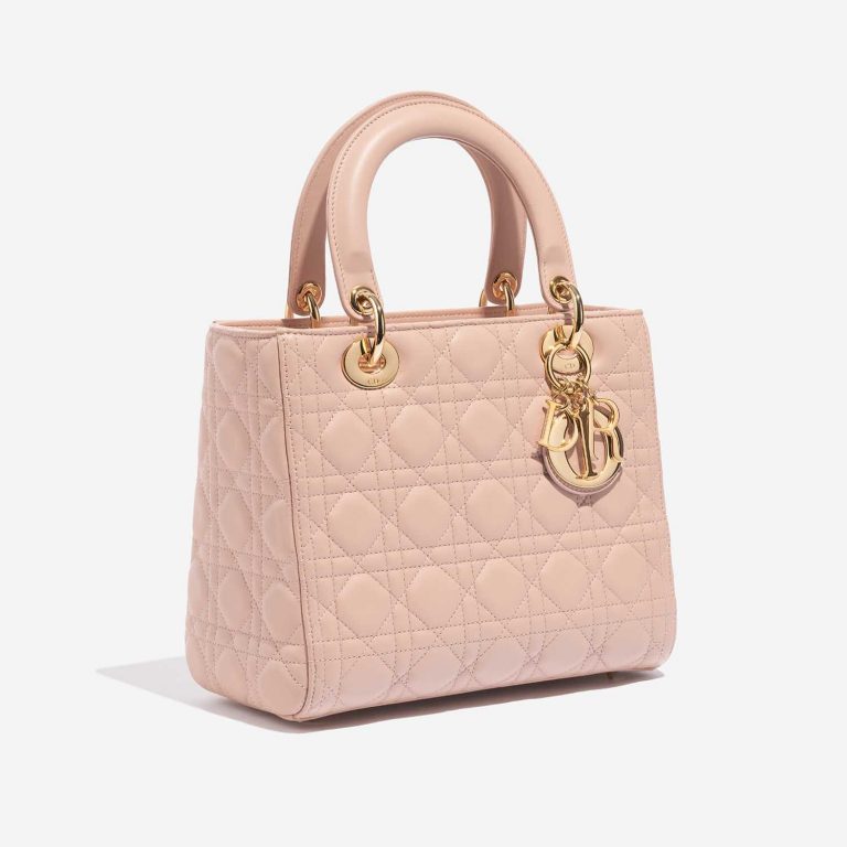 TÚI DIOR Lady Medium Calf Light Pink