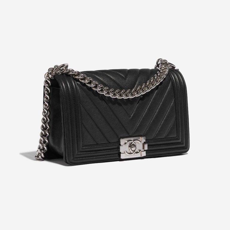TÚI Chanel Boy Medium Calf Black