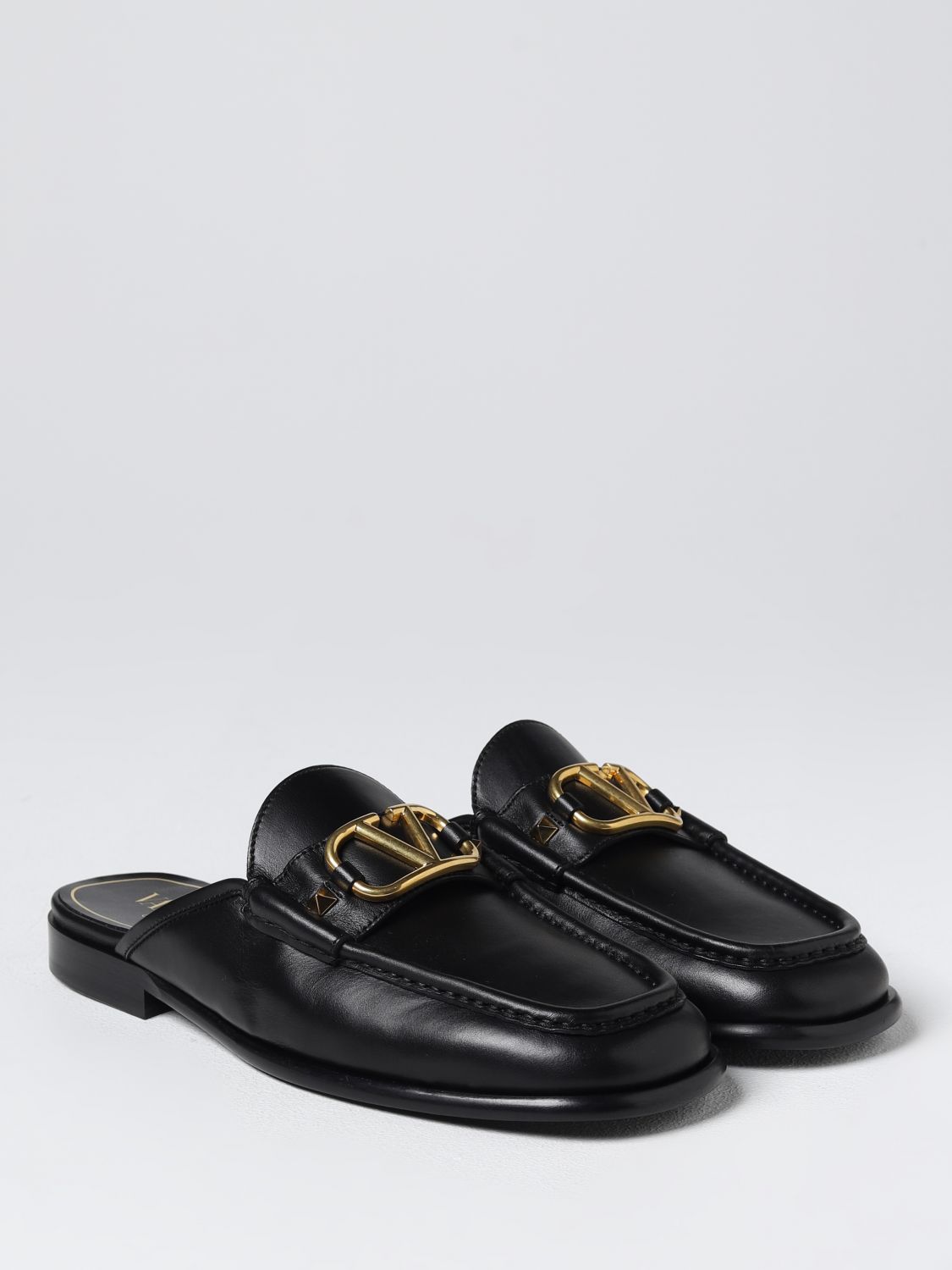 GIÀY VALENTINO GARAVANI Black Mules