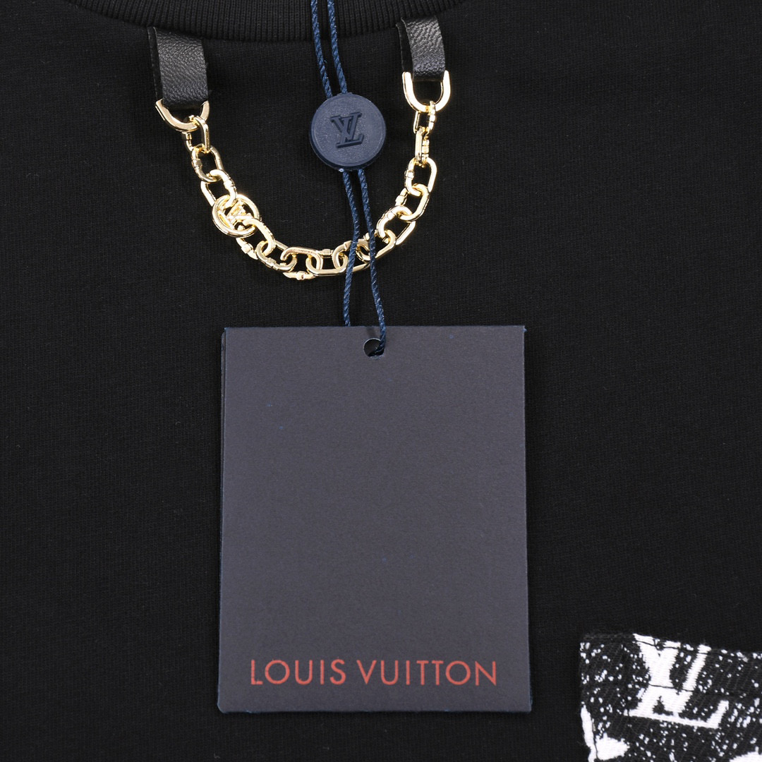 ÁO LOUIS VUITTON print cotton jersey T-shirt