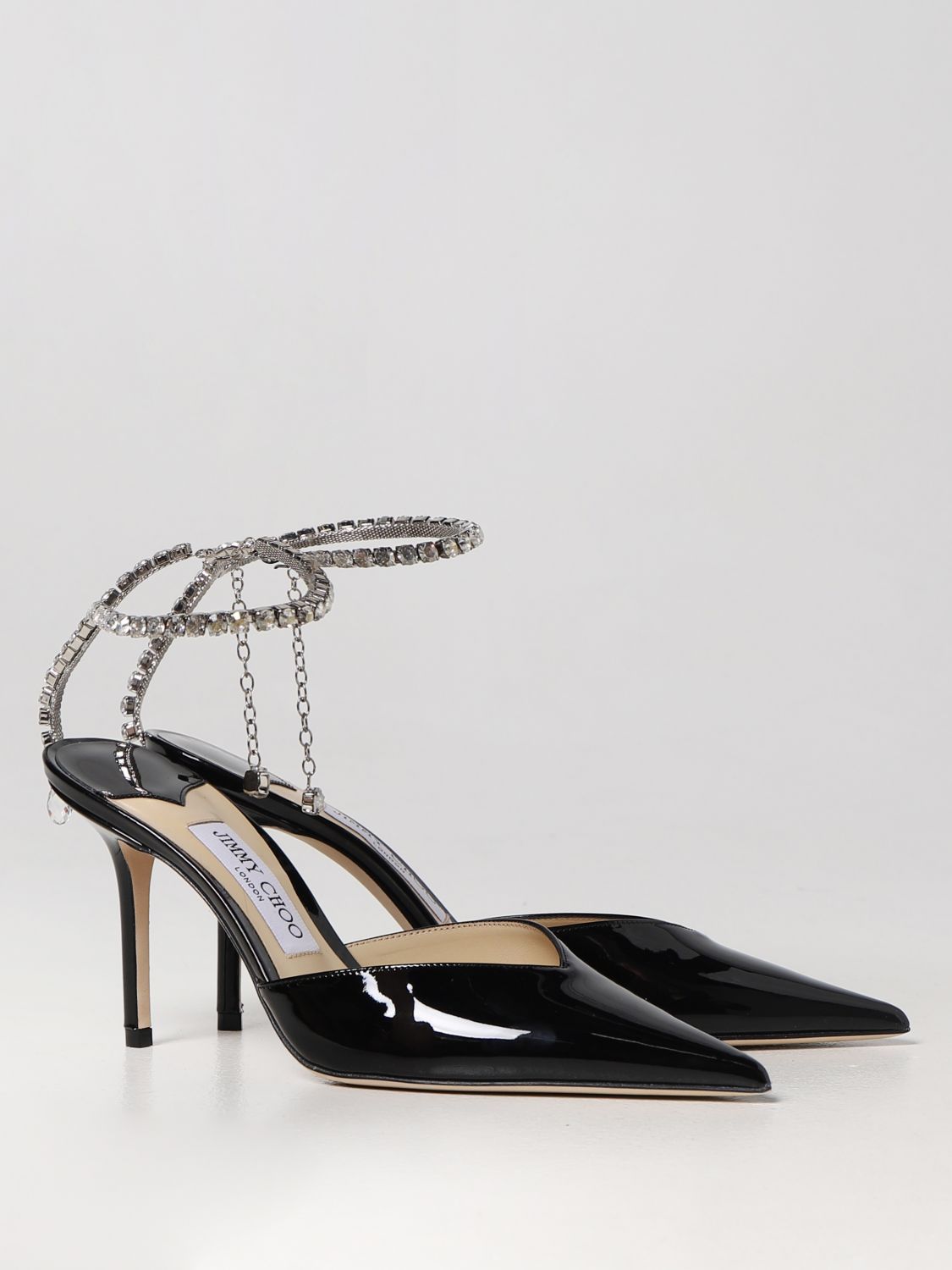 GIÀY JIMMY CHOO Black heeled high shoes