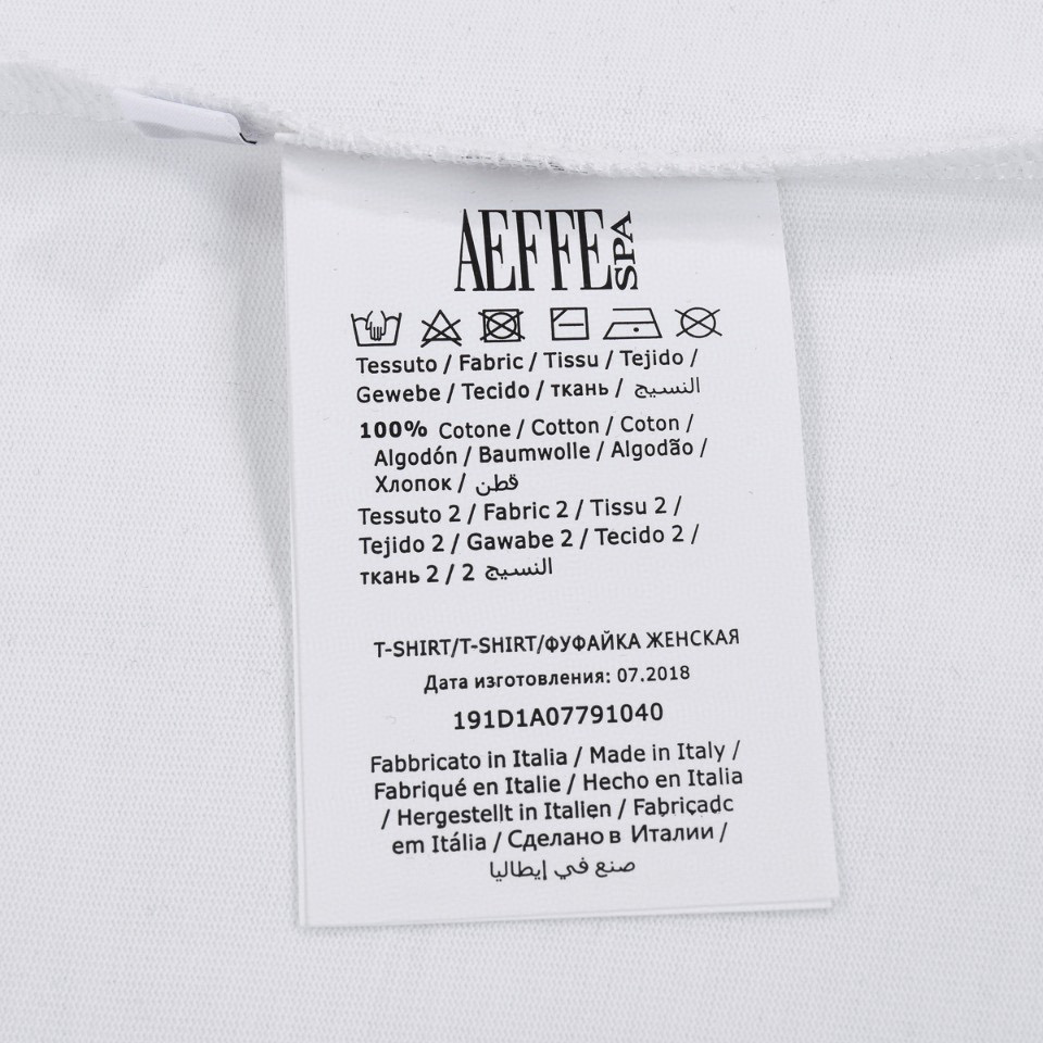 ÁO MOSCHINO print cotton jersey T-shirt