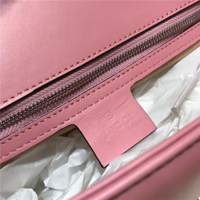 TÚI Gucci GG marmont small shoulder bag pink Top Quality