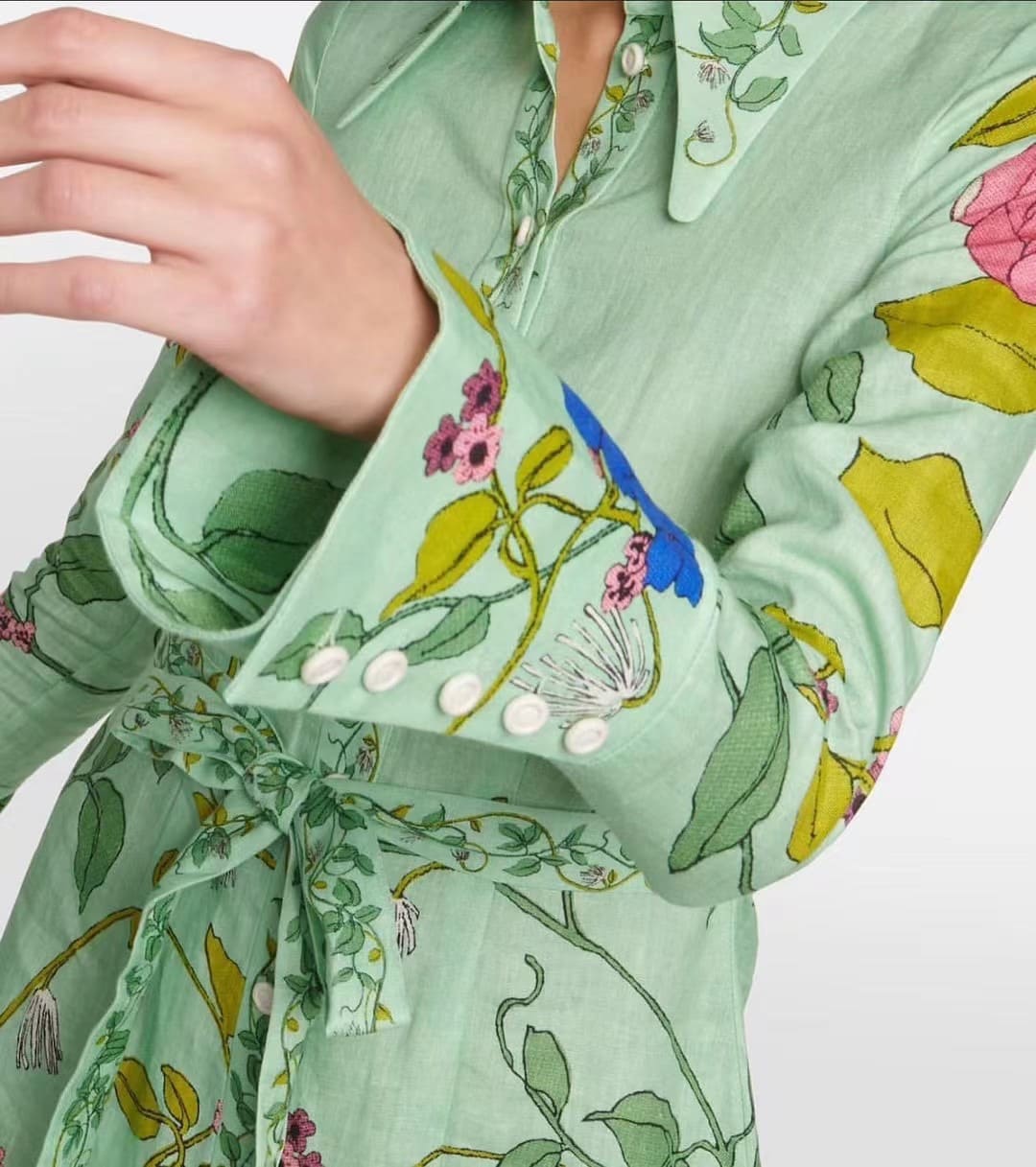 VÁY ALE'MAIS Flower Vintage Dress High Classy