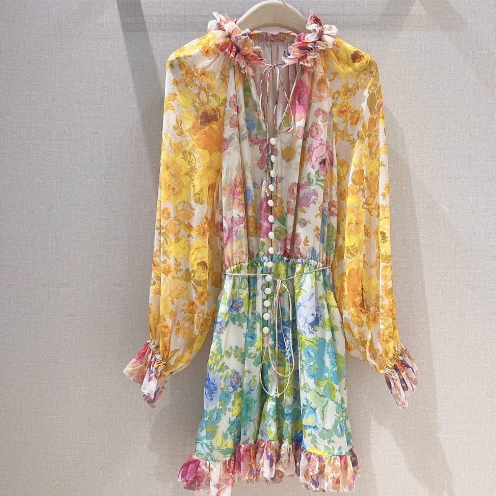 VÁY ZIMMERMANN Flower Vintage Dress High Classy