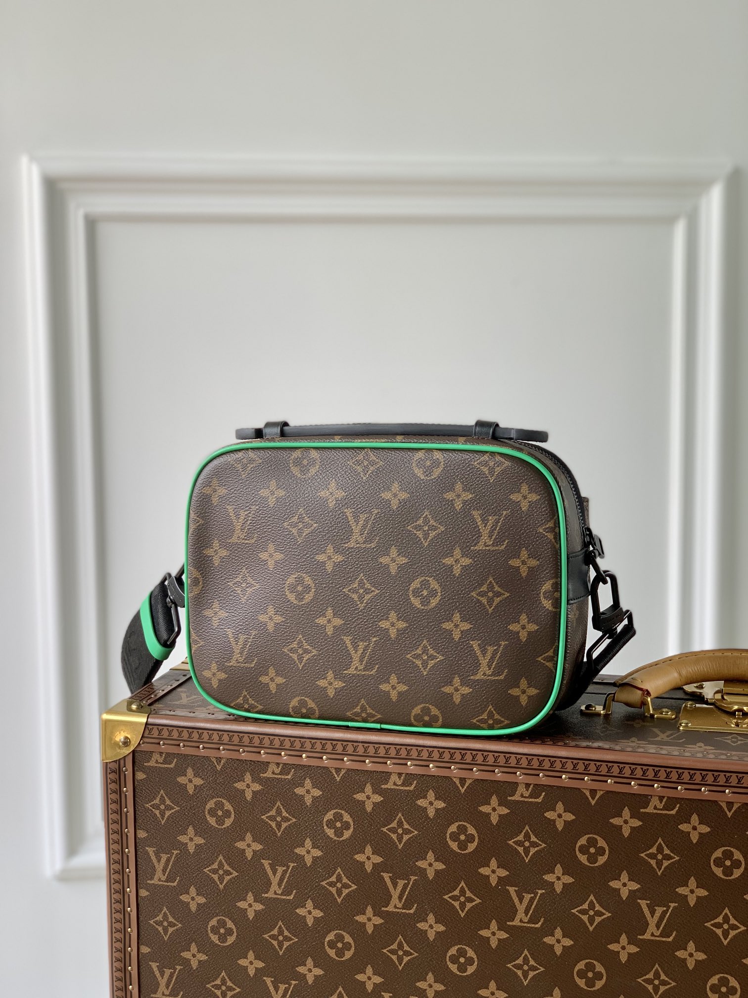 TÚI LOUIS VUITTON Monogram Macassar Virgil Abloh Messenger Bag