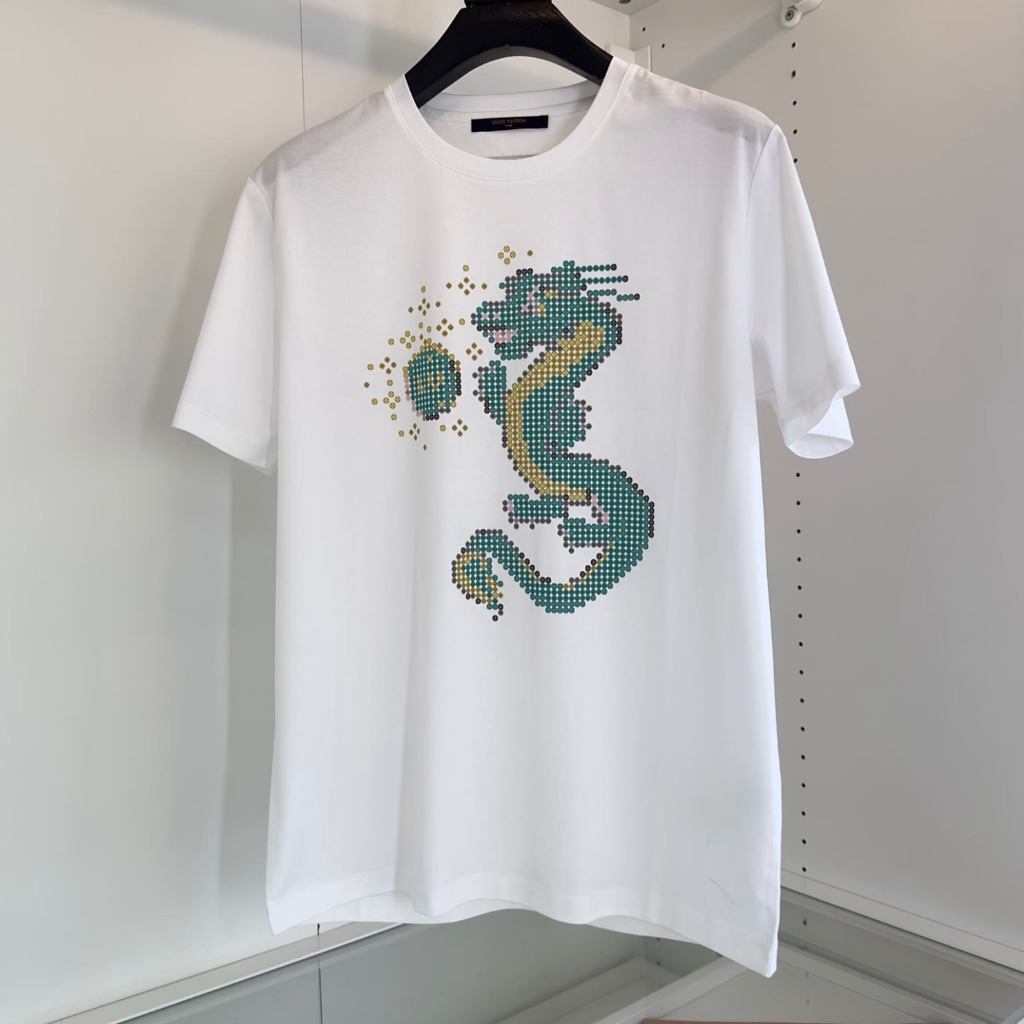 ÁO LOUIS VUITTON DRAGON T SHIRT WHITE
