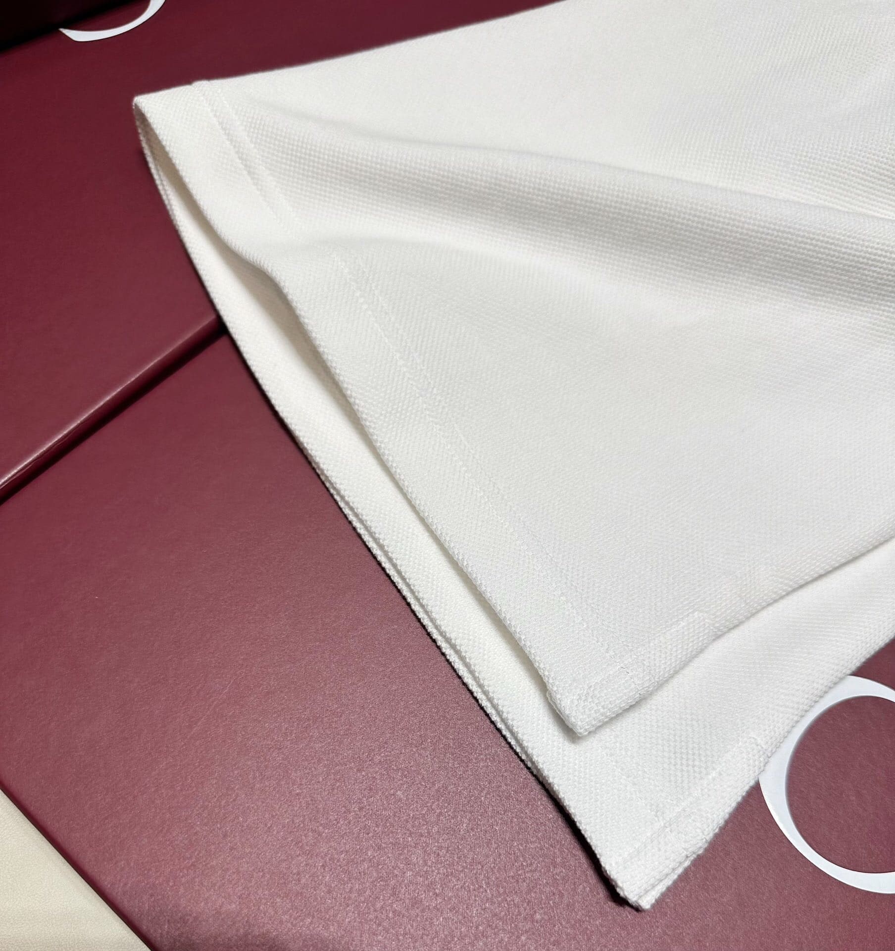 ÁO GUCCI LOGO POLO SHIRT WHITE