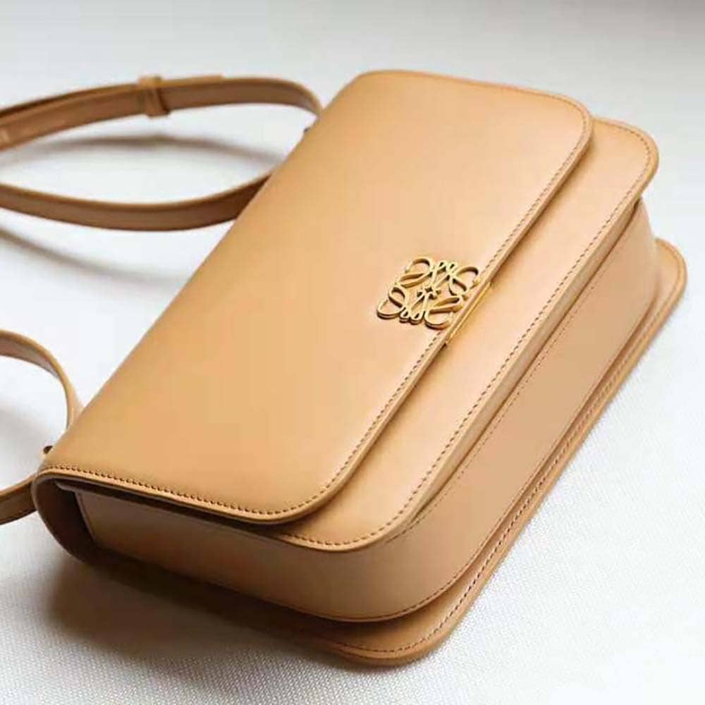 TÚI LOEWE Goya bằng da bê lụa màu nâu