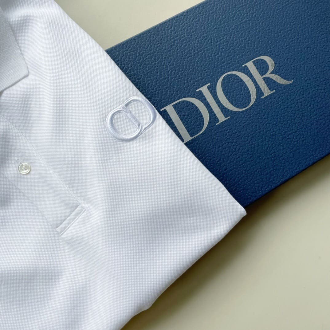 ÁO DIOR POLO SHIRT MÀU TRẮNG UNISEX