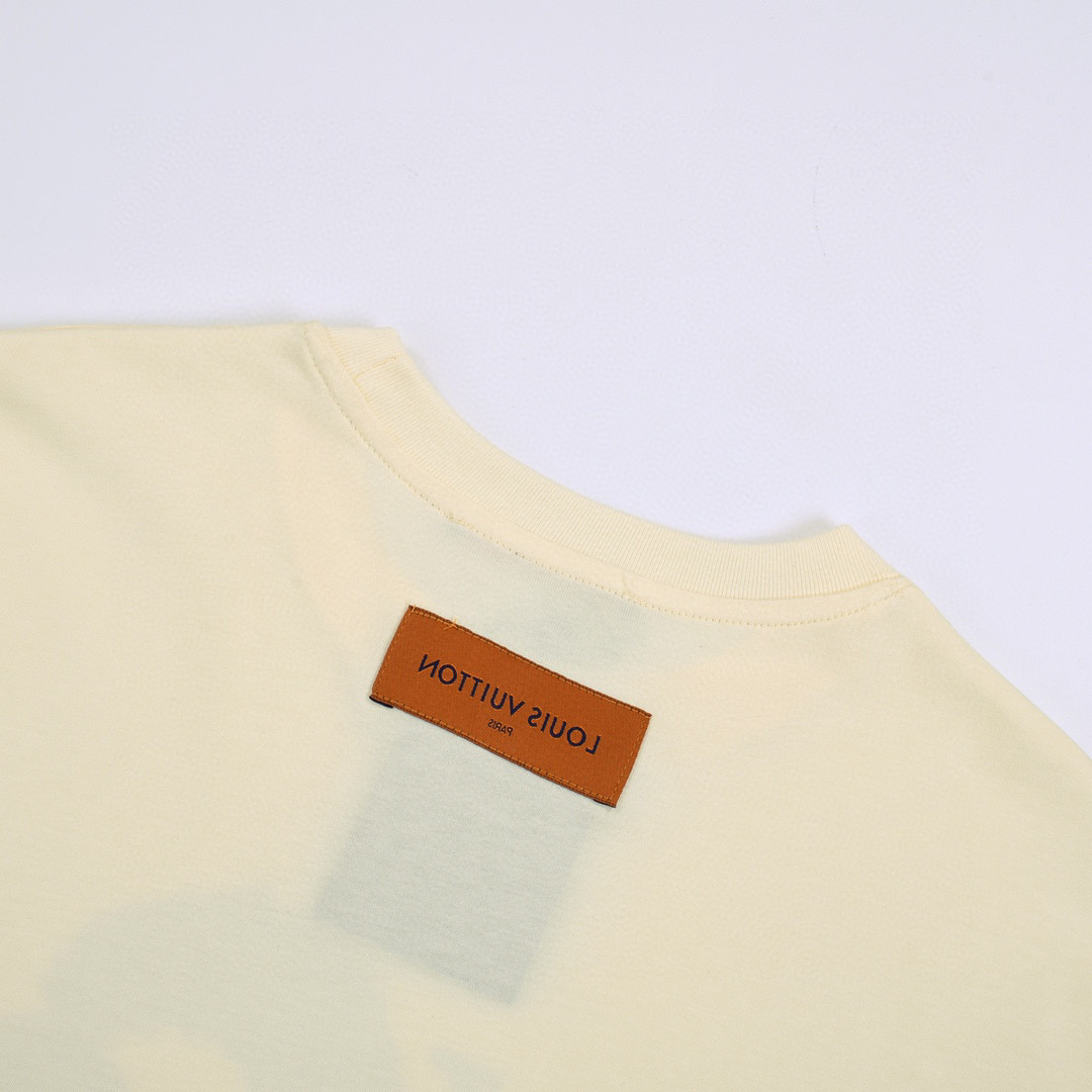 ÁO LOUIS VUITTON print cotton jersey T-shirt