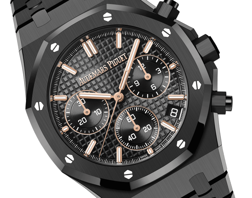 Đồng hồ Ademars Piguet Royal Oak Selfwinding Chronograph Black Ceramic mặt số màu đen